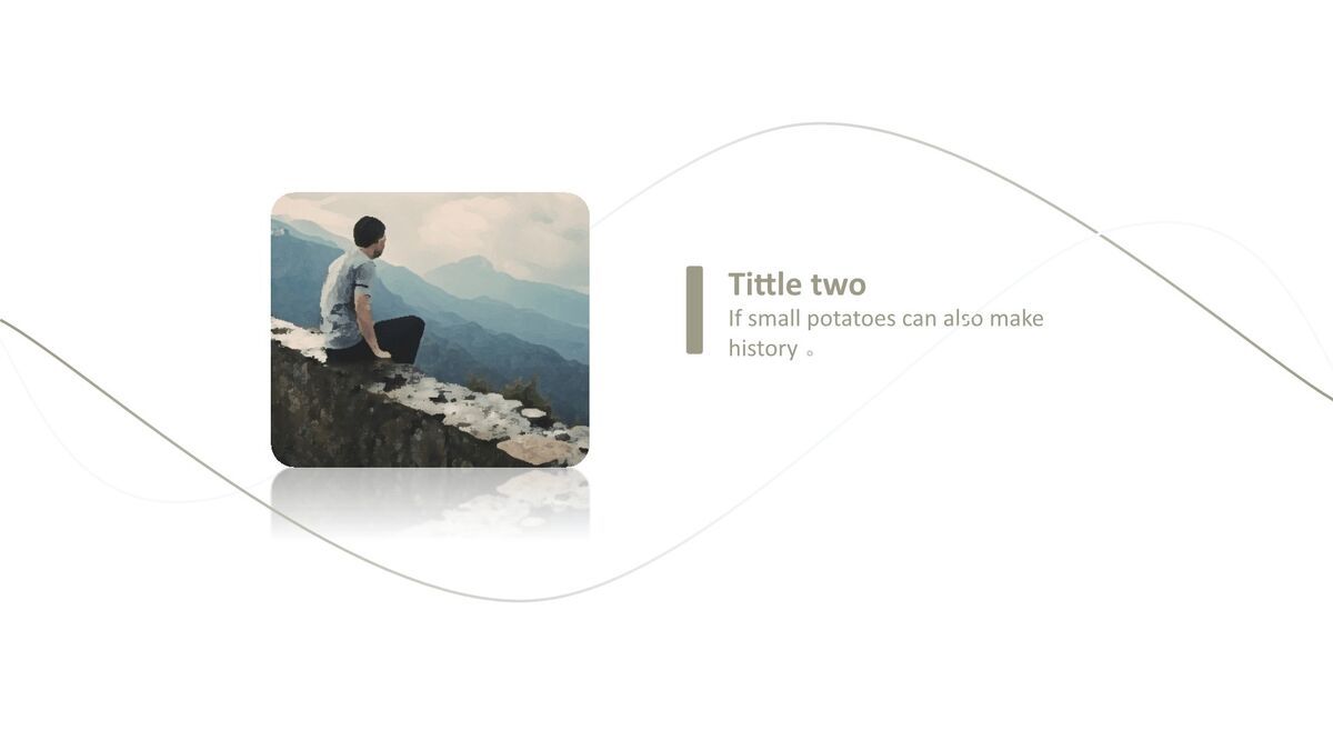 极简艺术设计PPT模板8