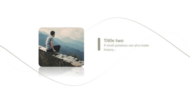 极简艺术设计PPT模板8