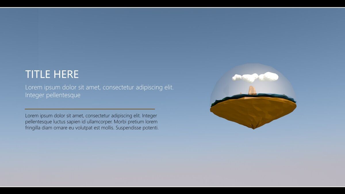 Low Poly低多边形海岛风PPT9