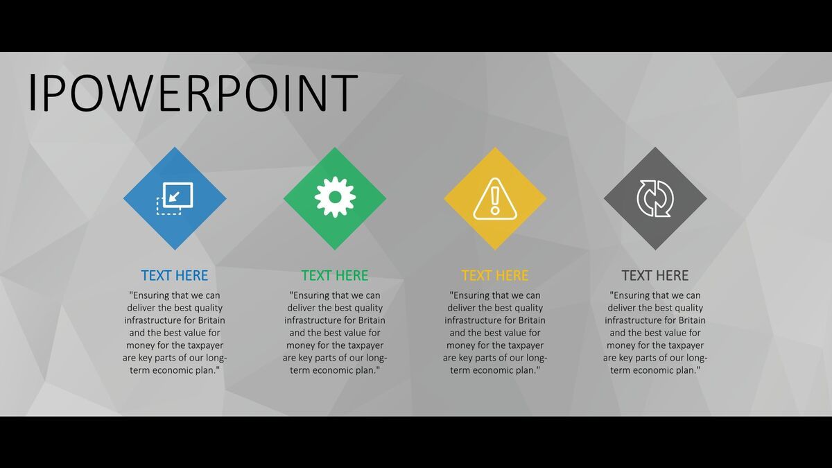 黑边宽屏商务PPT模板1
