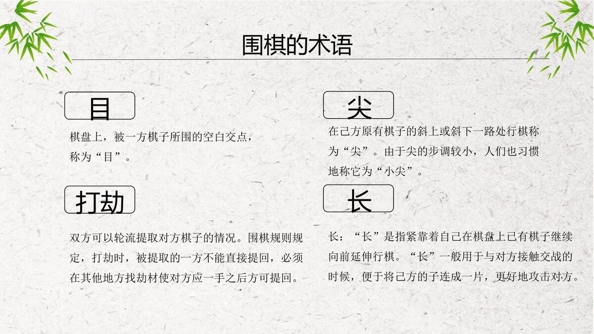 围棋入门基础教程PPT模板8