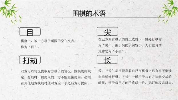 围棋入门基础教程PPT模板8