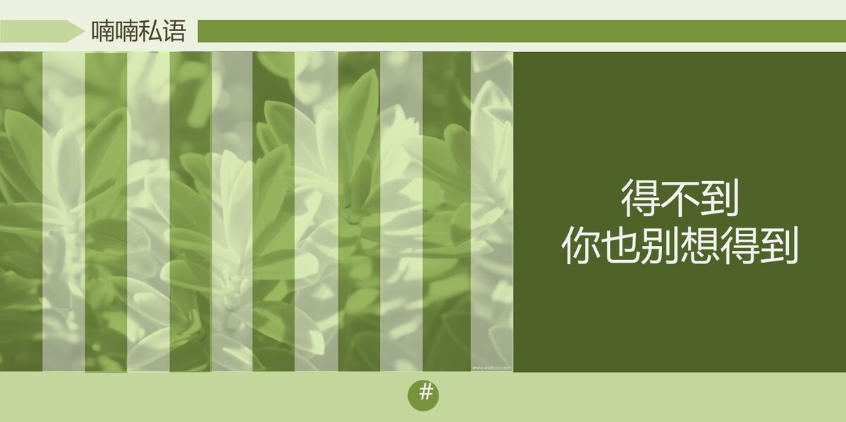 绿色小清新淡雅风格PPT模板8