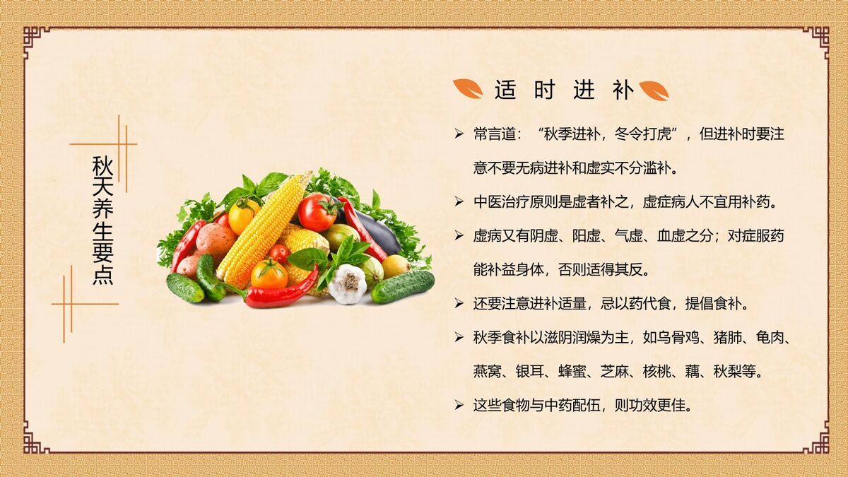 中医养生保健讲座PPT模板6