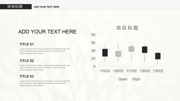 艺术馆级极简风PPT模板7