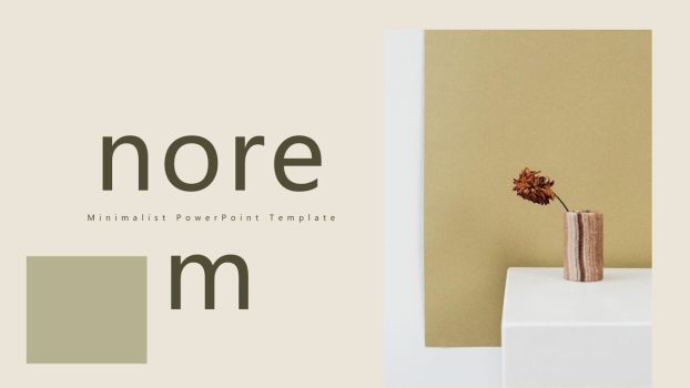 莫兰迪杂志图文风PPT模板0