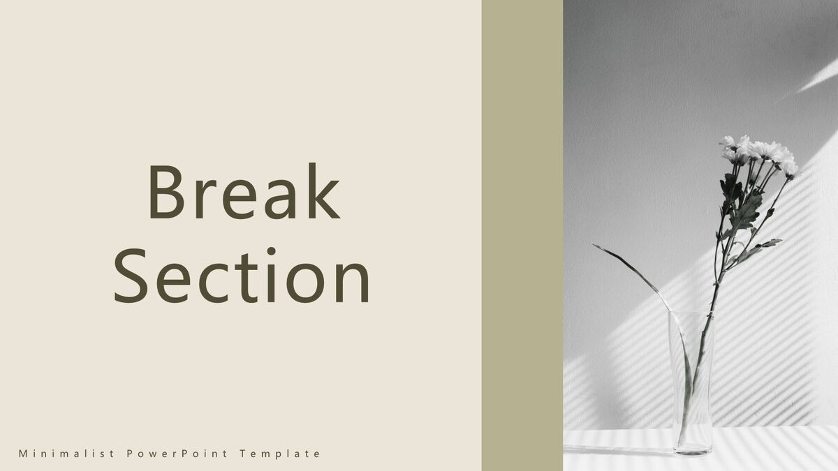 莫兰迪杂志图文风PPT模板1