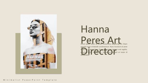 莫兰迪杂志图文风PPT模板3