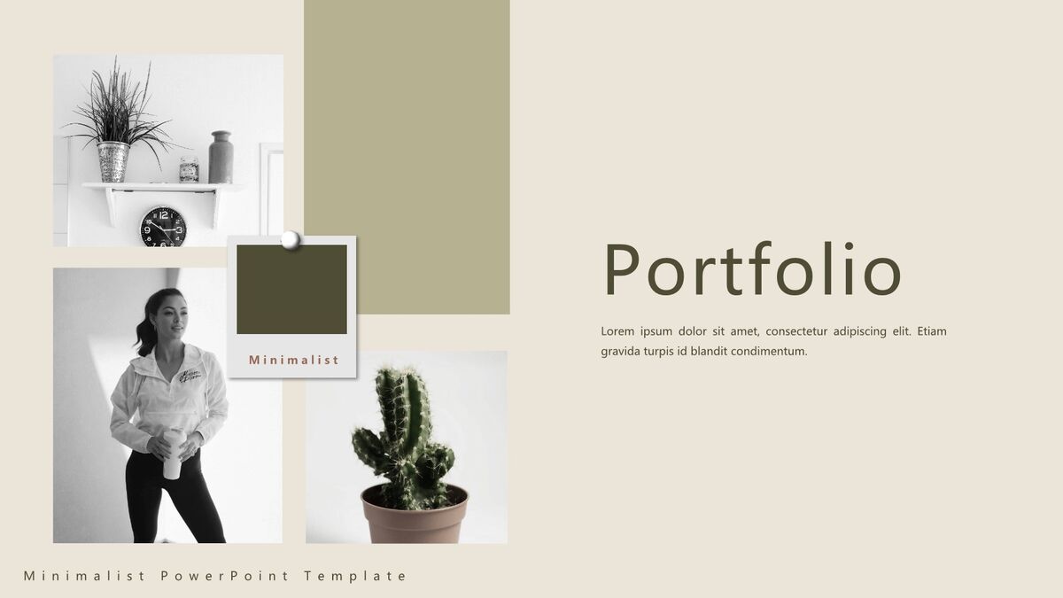 莫兰迪杂志图文风PPT模板9