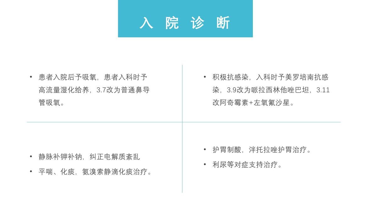 呼吸衰竭合并肺部感染病例分析PPT模板4