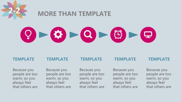 多色淡雅通用型PPT模板1