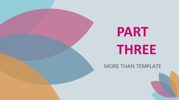 多色淡雅通用型PPT模板4