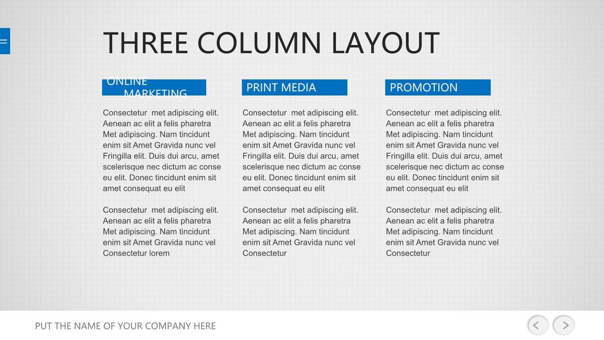 欧美简约风商务报告PPT模板8