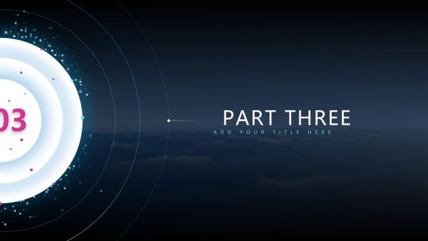 深空粒子动态科技PPT模板4