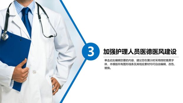 医护人员工作汇报PPT模板3