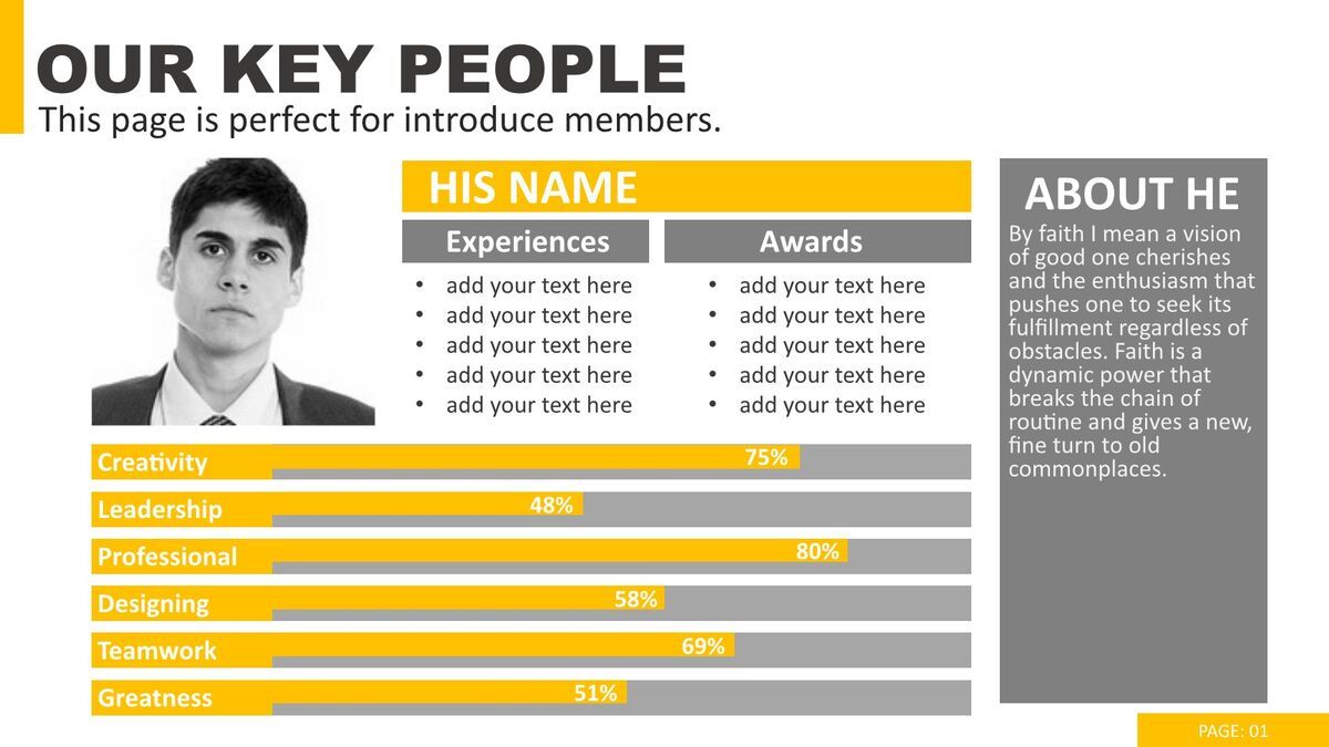 欧美范动态商务PPT模板4