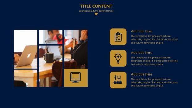 欧美简约大气商务PPT模板2