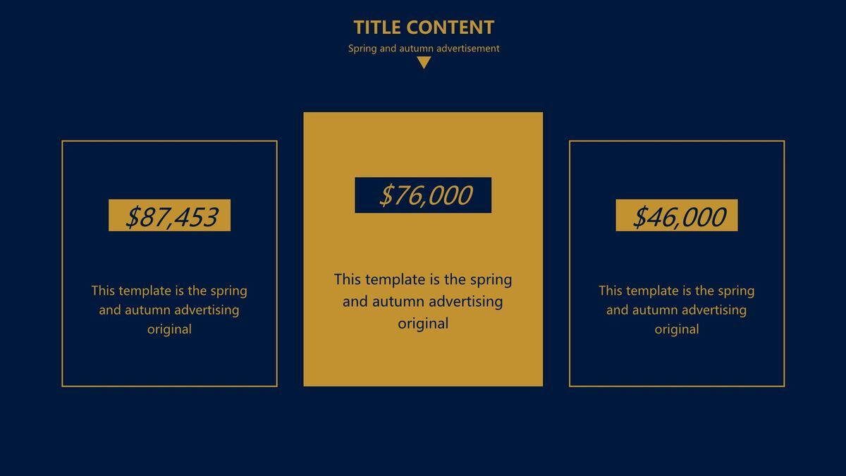 欧美简约大气商务PPT模板4