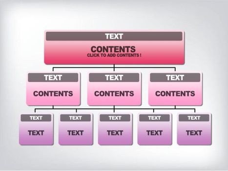 女生粉色系图表PPT模板4