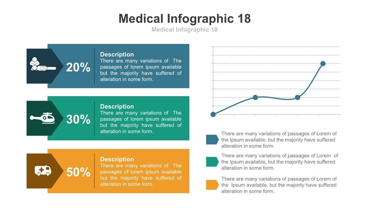 临床医学研究图表PPT模板9