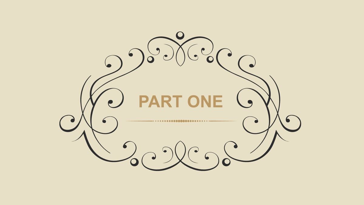 欧式古典花纹PPT模板6