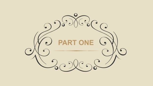 欧式古典花纹PPT模板6