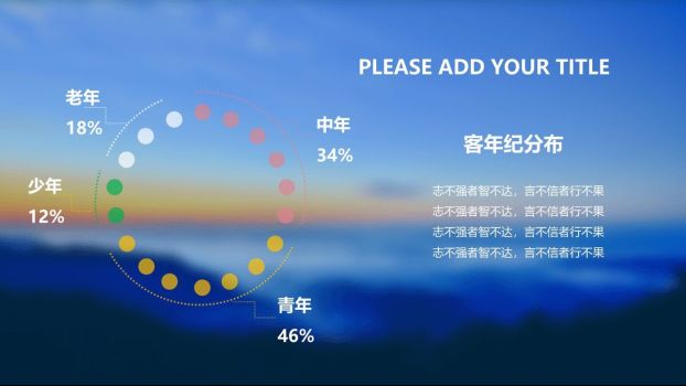 旅游数据分析IOS风PPT4