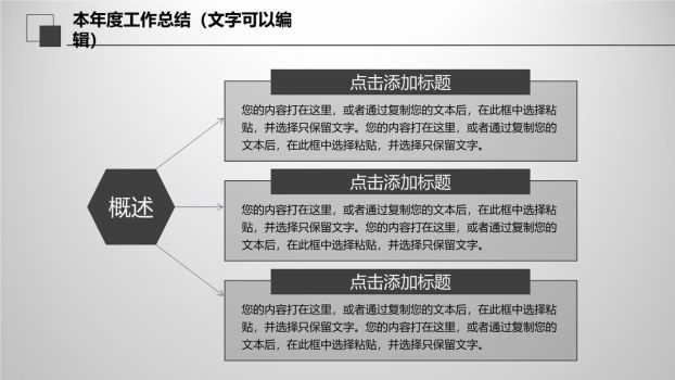 灰色质感大气年终总结报告PPT1