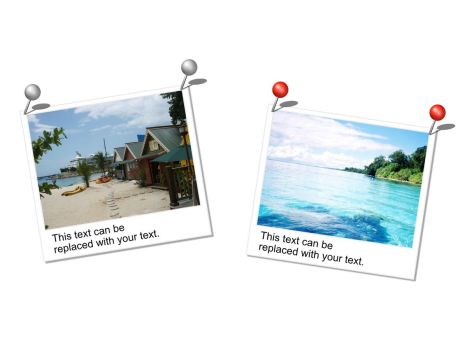 旅行摄影作品集PPT模板2