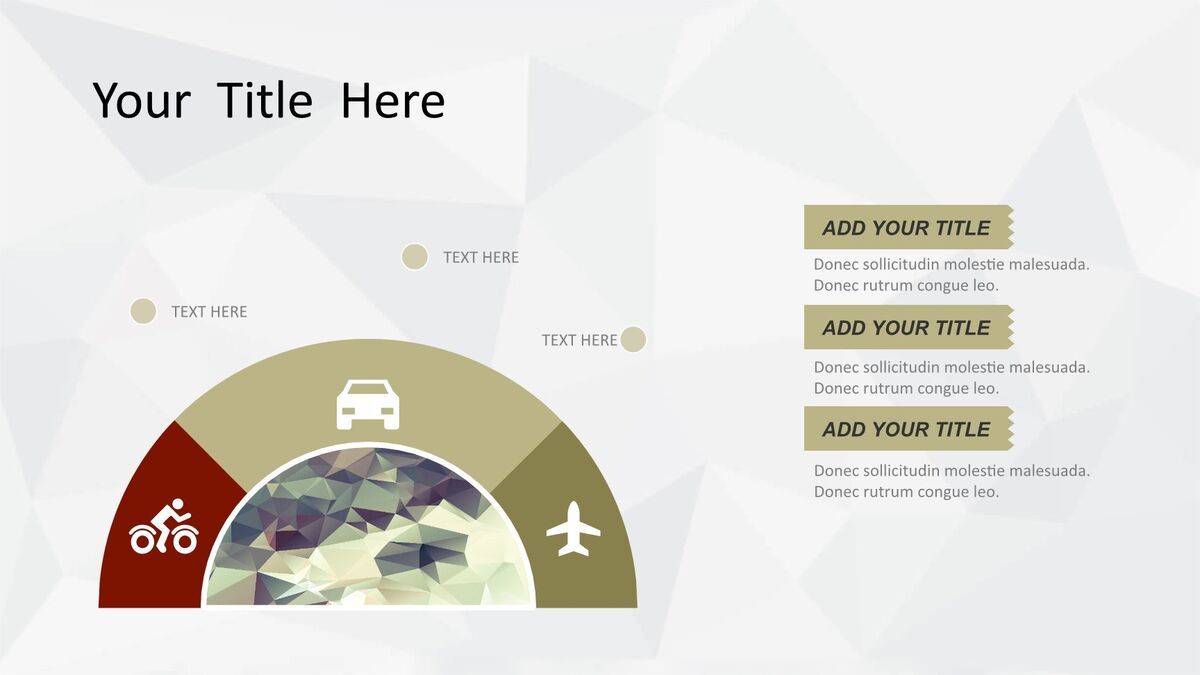 低多边形艺术设计PPT模板5