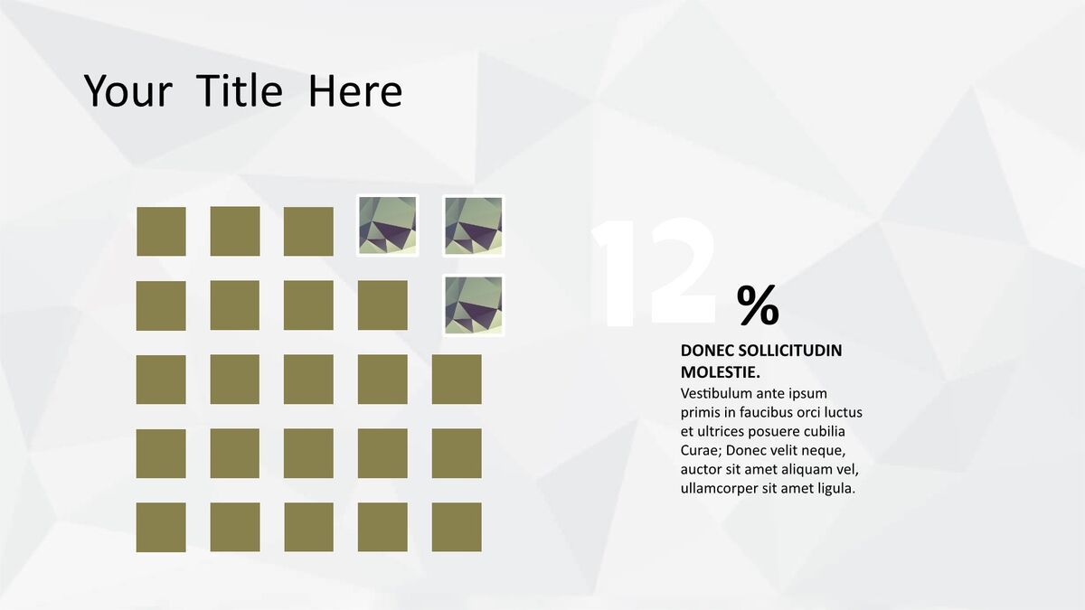 低多边形艺术设计PPT模板7