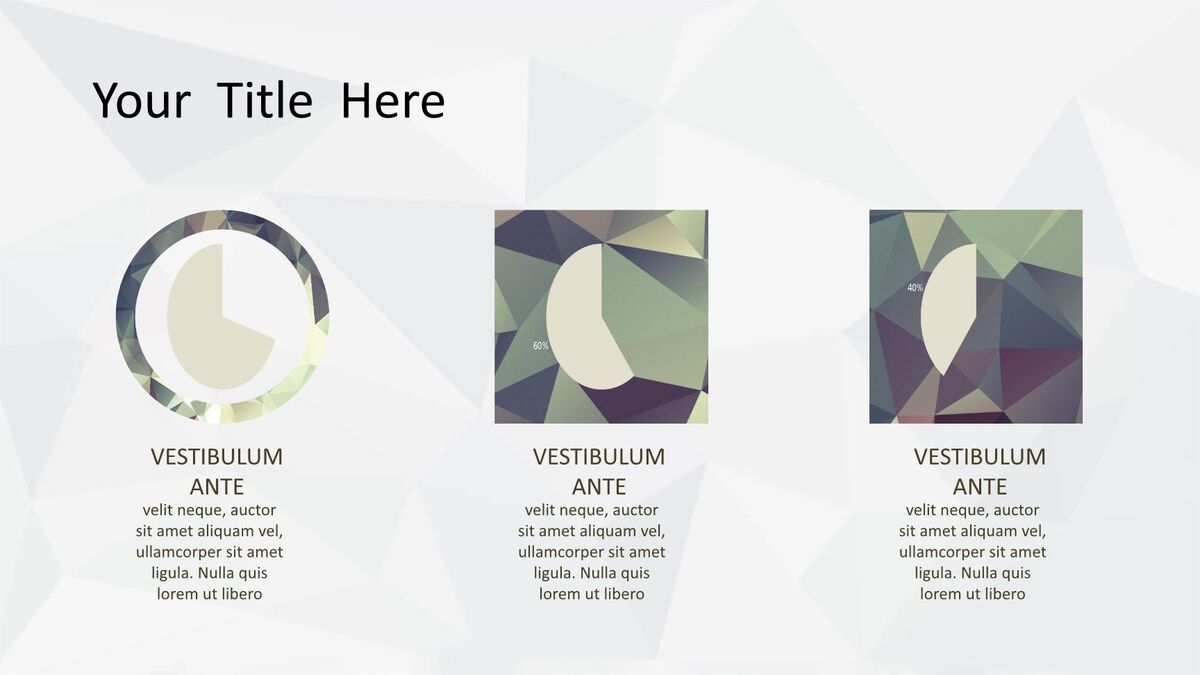 低多边形艺术设计PPT模板9