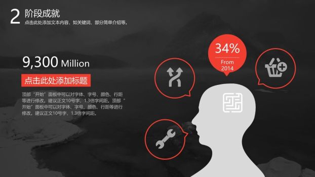 商务工作报告PPT模板1