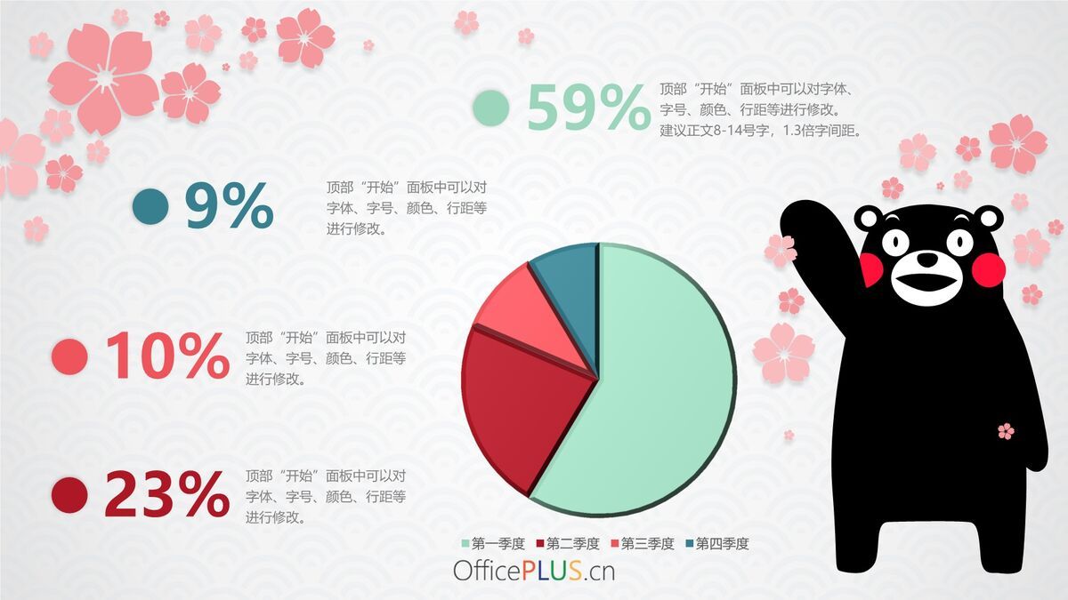 水彩艺术风婚礼主题PPT模板2