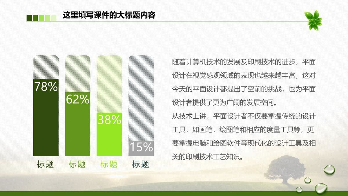 环保主题宣传PPT模板1