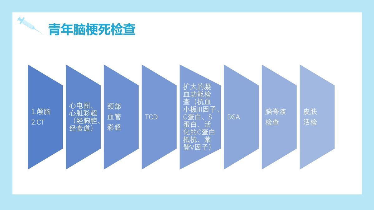 青年脑梗病例分析PPT模板9