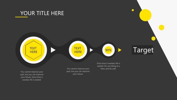 黑黄撞色杂志风PPT模板5