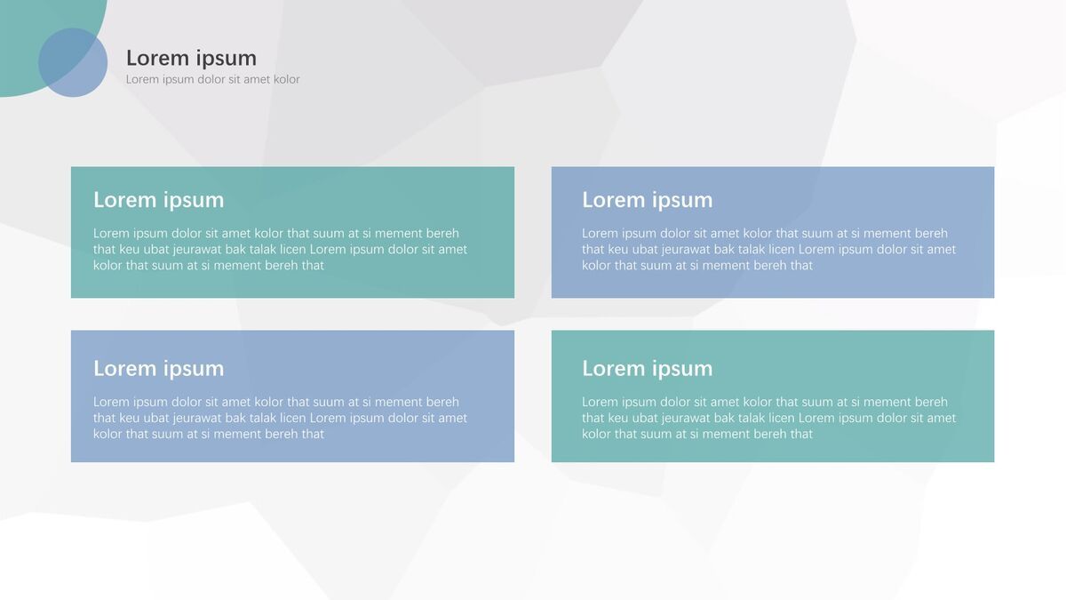 淡雅清新通用PPT模板9