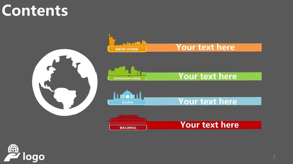 旅游行业商务PPT模板5