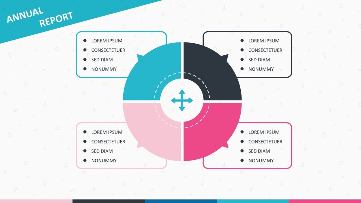 色块艺术设计PPT模板3