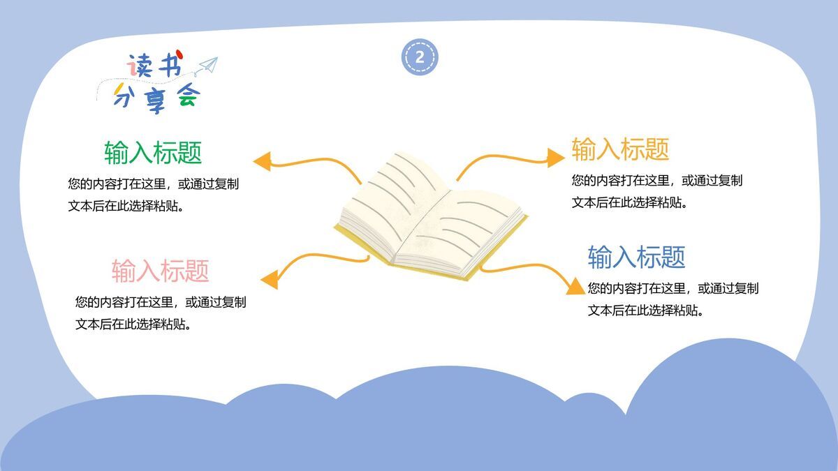 卡通趣味读书会分享PPT1