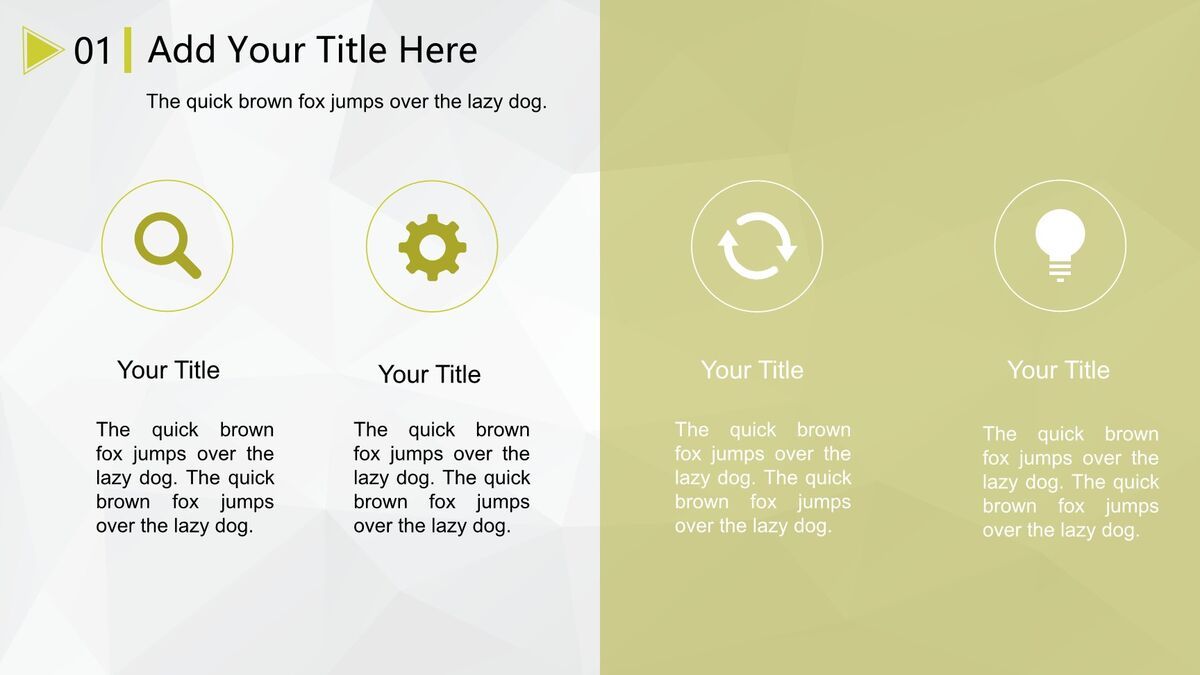 小清新微立体风PPT模板3