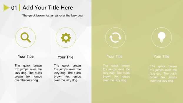 小清新微立体风PPT模板3