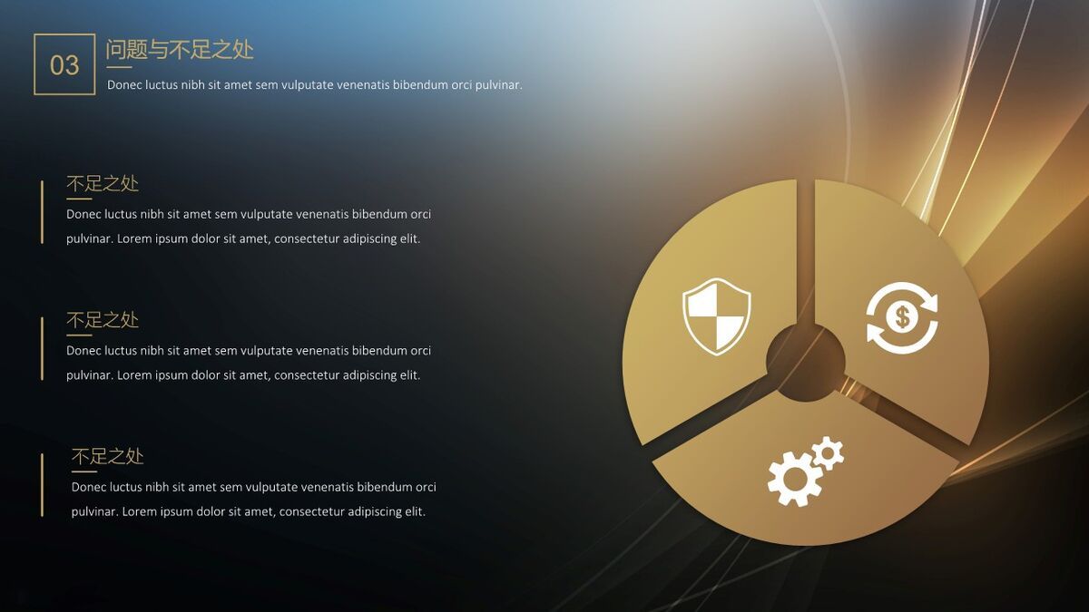 黑金奢华风工作汇报PPT9