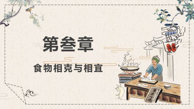 中华美食文化主题PPT模板4