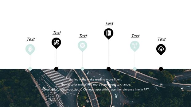 薄荷绿杂志风清新PPT模板2
