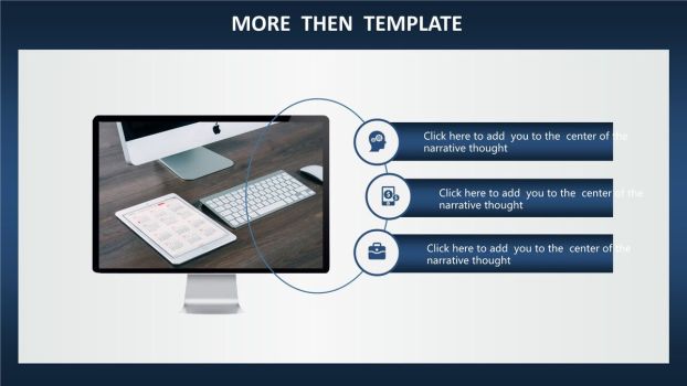 深蓝稳重商务PPT模板5