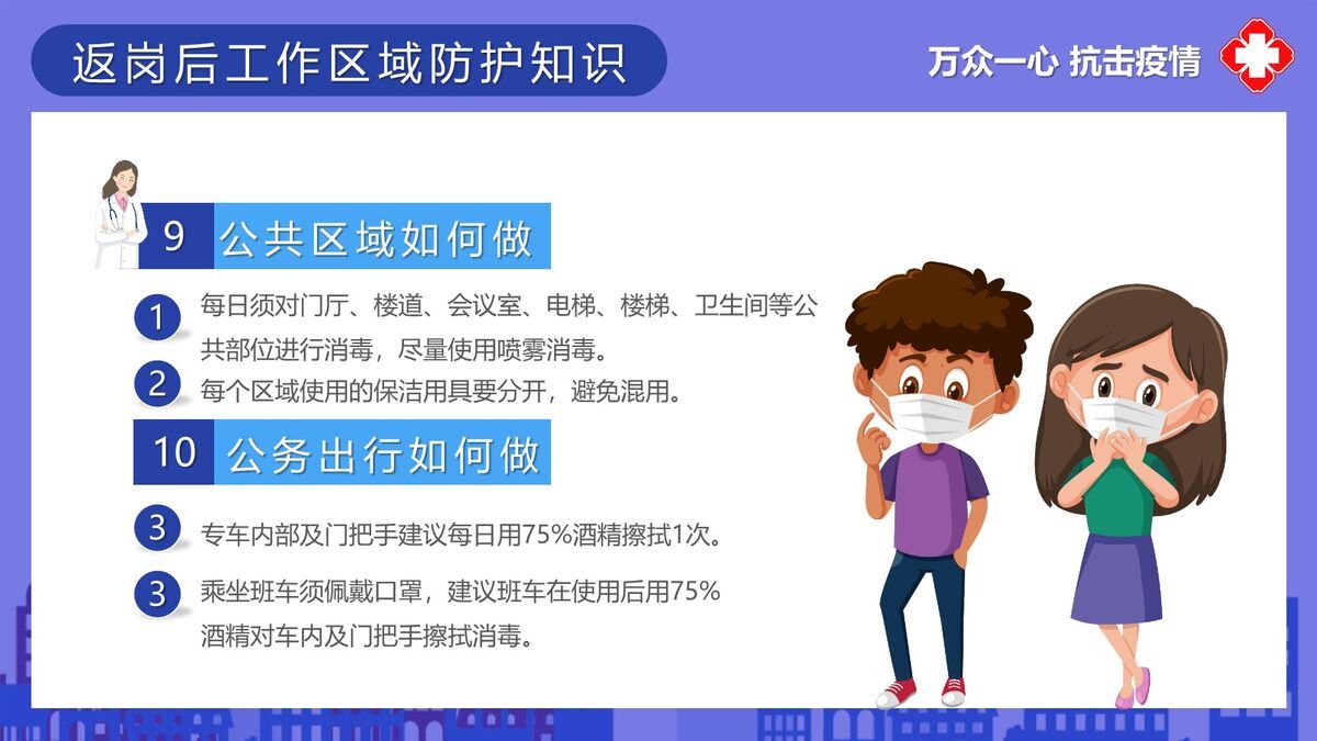 复工防疫健康防护PPT3