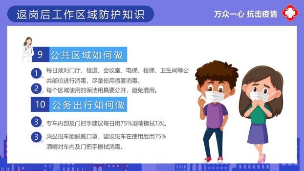 复工防疫健康防护PPT3