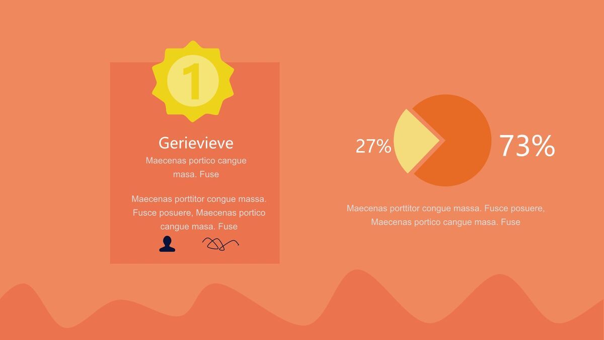 橙色MBE插画扁平化PPT模板6